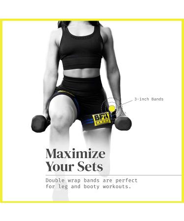 BFR Bands: Blood Flow Restriction Exercise Straps for Occlusion Training - Gym Workout & Weight Lifting - Resistance Bands for Increased Muscle Mass - Double Wrap - Buy Online on GoSupps.com
