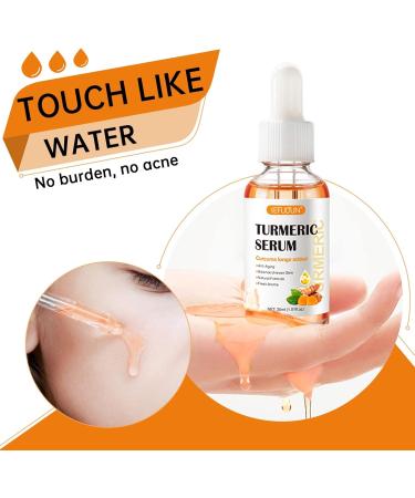 Turmeric Dark Spot Corrector Serum Oil Turmeric Serum for Dark Spots Remover Brightening Skincare for Hyperpigmentation Acne Scars & Age Spots - Buy Online on GoSupps.com