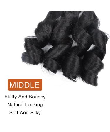 French Curly Braiding Hair 16 Inch - 8 Packs Pre Stretched for Box Braids - French Curl Crochet Braids - Bouncy Loose Wavy Spiral Curl Extensions - Buy Online on GoSupps.com