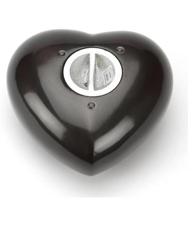 Urns UK Hand Crafted Funeral Pet Cremation Memorial Heart Urn Hertford Brass 5" Large - Buy Online on GoSupps.com