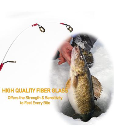 Dr.Fish Ice Fishing Rod and Reel Combo Set with Backpack Chair and Accessories - Buy Online on GoSupps.com