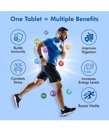 FYYTIIKA HEALTHCARE PRODUCTS Vita 365 Multivitamin With Probiotics Vitamin B12 Zinc Biotin Mineral Ginseng & Ashwagandha Enhances Energy Stamina Immunity Hair and Skin (Pack of 1) Tablet - Buy Online on GoSupps.com