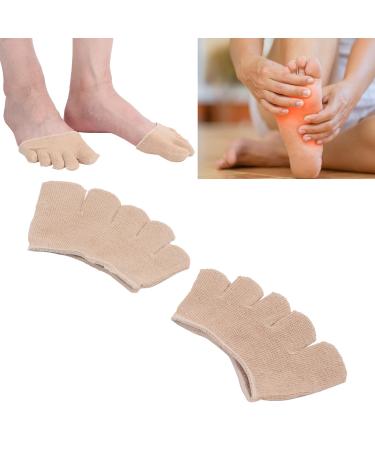 Toe Separator Heel Socks Breathable Tip Toe Socks Peep Toe Blue Toe Socks Sweat-Absorbing Forefoot Pads for The Relief of Foot Pain Alle Finger