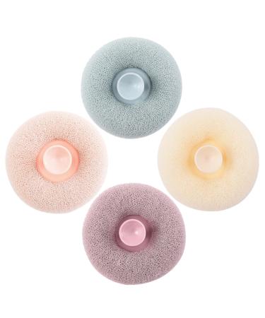 Hemoton 4pcs Bath Ball Bath Skin Cleaning Tool Showering Ball Bath Loofah Cartoon Bathing Ball Shower Skin Cleaning Tool Exfoliating Shower Scrubber Bye Travel Dual Purpose