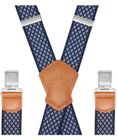 Dresime H str ger for Men & Women | 4 Clip X-Shaped Elastic Suspenders for Overalls Jeans Motorcycle Pants & More - Buy Online on GoSupps.com