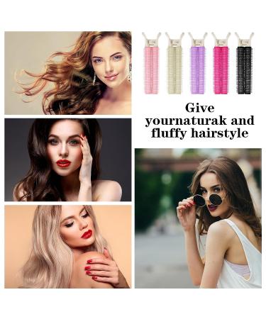 FANKUTOYS 10 PCS Volumizing Hair Clips | Heatless Rollers Hair Curlers Clips | Hair Styling Tool for Natural Fluffy Volume | Hair Volume Curler for Short/Long/Curly Hair - Buy Online on GoSupps.com