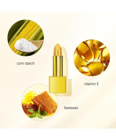 Golden Waterproof Lipstick - Long Lasting High Pigment Lip Makeup for Women | 1 Count - Buy Online on GoSupps.com