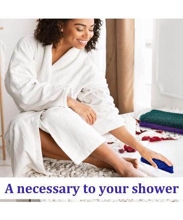 African Exfoliating Net Bath Sponge Set for Smooth Skin - 6 Pieces (Retro Color) - Buy Online on GoSupps.com