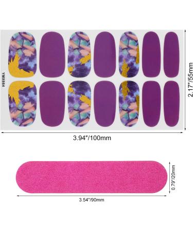 MWOOT 16 Sheets Full Wraps Nail Stickers Assorted Leopard Self Adhesive Nail Polish Stickers with Nail File Nail Art Decals Strips Manicure Kits for DIY Nail Art - Buy Online on GoSupps.com