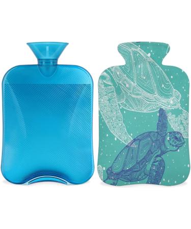 2L Ethnic Turtle Hot Water Bottle | Pain Relief & Cold/Heat Therapy | PVC Heating & Ice Cream Bags for Menstrual Cramps Feet & Hand Warmer - Buy Online on GoSupps.com