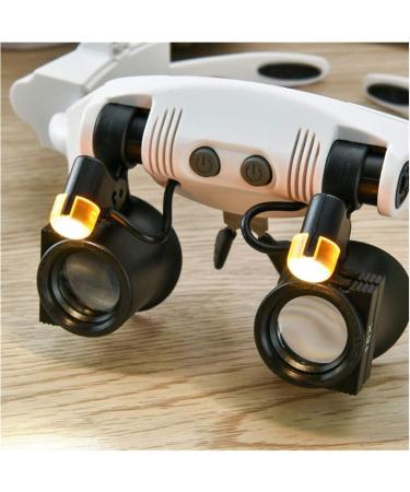 Lightweight Magnifying Glass Head-Mounted Multi-Fold Interchangeable High-Definition Magnifying Glass for Electronic Maintenance of Watches Lofty Ambition - Buy Online on GoSupps.com