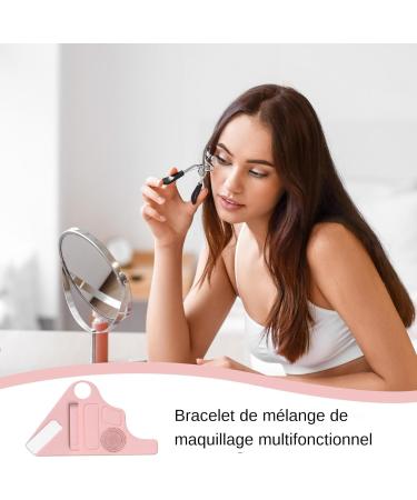  Tuxxjzm Makeup Mixing Tray Makeup Mixing Palette - Professional Makeup Mixing Palette Strap | Multifunctional Makeup Mixing Wrist Strap Palette - Buy Online on GoSupps.com