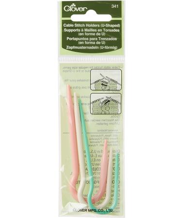 6.5 Clover U-Cable Stitch Holders - Convenient 2.1 Length x 0.5 Width - Essential Knitting Tool - Buy Online on GoSupps.com
