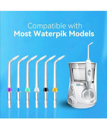 6-Pack Replacement Orthodontic Tips for Waterpik & Other Oral Flossers - Compatible Water Flossing Solutions - Buy Online on GoSupps.com