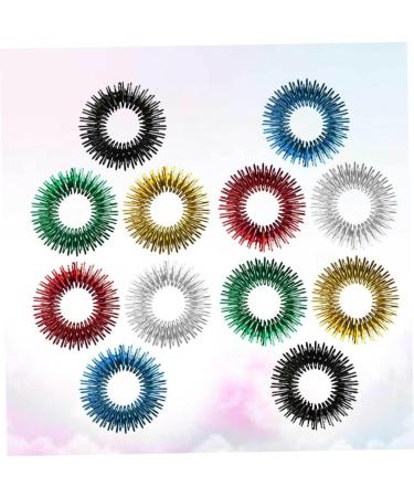 Partykindom 36 STK Play Set - Children's Scooter Massage Device Vibrating & Spiky Sensor Finger Rings for Stress Relief & Play - Buy Online on GoSupps.com