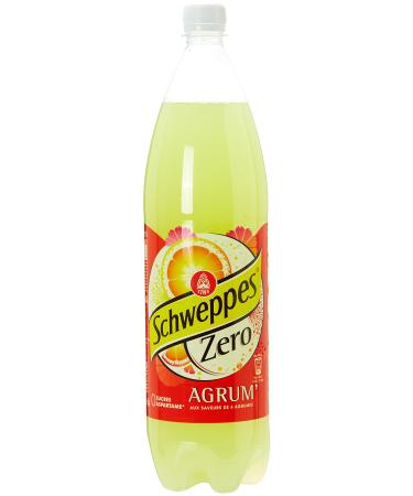 Schweppes Carbonated drink with natural orange extracts and grapefruit, lime and mandarin flavors - 1.5L bottle