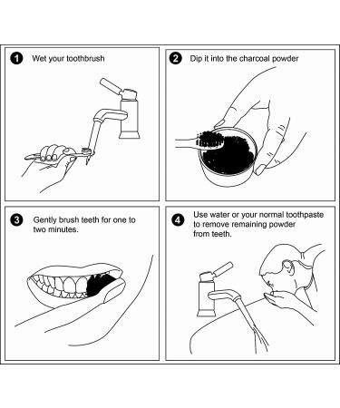 Activated Charcoal Teeth Whitening Kit - Fluoride-Free Organic Whitening Powder & Toothpaste for White Teeth - Best Teeth Whitening Products for a Bright Smile - Buy Online on GoSupps.com