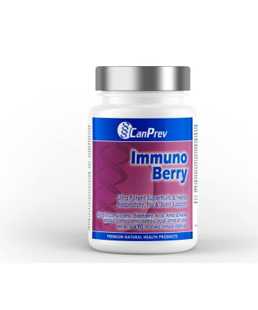 CanPrev Immuno Berry Capsules - 90ct - Enhanced Support with Elderberry Extract Superfruits for Adult Health & Defense System Boost Vitamin-Rich Booster
