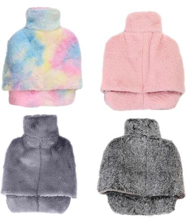Tebi Foot Warmers | Heated Hot Water Bottle for Pain Relief | Plush Anti-Slip Cover | Winter Heat & Relaxation in Rainbow Colors - Buy Online on GoSupps.com