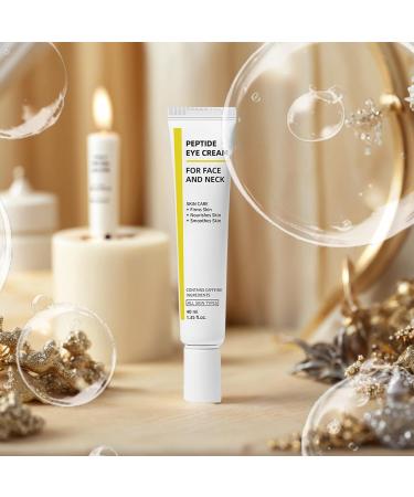 Eye Contour Cream with Caffeine and Hyaluronic Acid | Anti-Dark Circles Anti-Puffiness and Anti-Wrinkle | 40ml Firming and Hydrating for All Skin Types | Daily and Nighttime Use - Buy Online on GoSupps.com