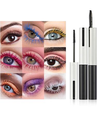 Waterproof 4D Colored Mascara 9 Colors Pack Mascara Set for Eyelash Charming Making Up Long-Lasting Mascara for Women Eye Makeup Dtt - Buy Online on GoSupps.com