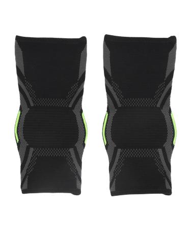Ankle Support Set 2 Piece Ankle Compression Support Sleeve Improve for Plantar Fasciitis for Fitness (L(132.3 176.4lb))