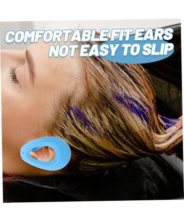 Beatifufu 2 Pairs Bath Ear Shield Shower Ear Caps Bathing Ear Protection Cap Ear Protectors Ear Covers Ear Protection Salon Water Pedicure Slippers Silica Gel Men and Women Hair Ear Muffs - Buy Online on GoSupps.com