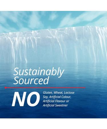 Antarctic Krill Oil Capsules High Strength 500mg - Organic Joint Care Pain Relief Supplement with Omega 3 DHA & EPA - 90 Softgels - Buy Online on GoSupps.com