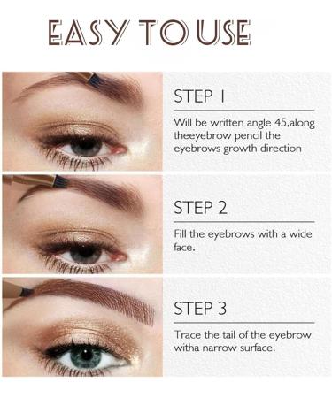 Generic 2024 New Waterproof Brow Pencil with Micro-Fork Tip Magic Eyebrow Pencil 3D Waterproof Microblading Eyebrow Pen (5pcs) - Buy Online on GoSupps.com