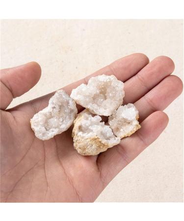 Natural Crystal Rough 500g Agate Irregular Geode Agate Crystals Complete Hollow Stone Specimen White Crystal Cavity Fun Cutting Stone Crafts Random size 500g - Buy Online on GoSupps.com