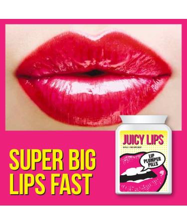 Juicy Lips Lip Plumper Pills - Enhance Your Lips for a Bigger Fuller Pout - Buy Online on GoSupps.com