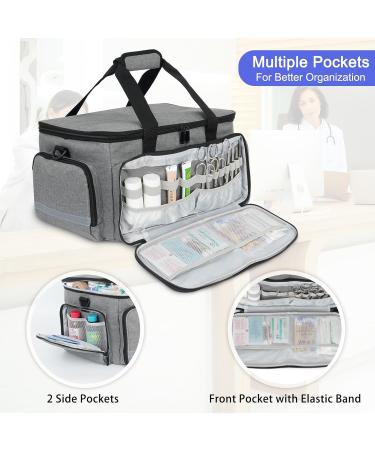 Buy Lefor Z Only Help Tasch - Medical Pocket Organizer for Nurses | Removable Walls Large Emergency Pocket for Doctors & Home Care - Gray - Buy Online on GoSupps.com