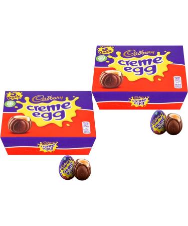 2x Cr me Chocolate Easter Eggs | Creme Eggs | Perfect for Easter Gift | Chocolate Easter Egg 2024 | Chocolate Gifts | Thank You Gifts | Easter Party | 5pk Mini Eggs | 10 Eggs in Total | 200g - Buy Online on GoSupps.com