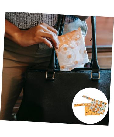 EXQUIMEUBLE Hygiene Bag Set | Menstrual Pad Holder & Tampon Organizer | Portable Makeup Storage | Assorted Colors - 2 Pcs 18x13.5x0.2cm - Buy Online on GoSupps.com