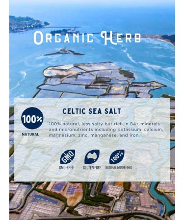 Organic Sea Salt 100% Organic GMO- FREE Premium Quality(Certified Product) - Buy Online on GoSupps.com