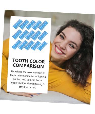 Healvian Tooth Coloring Cards - 60 STK Tooth Color Guide for Whitening & Care | International Shipping Available - Buy Online on GoSupps.com
