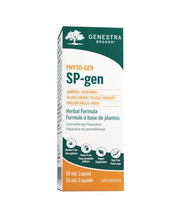 Genestra Brands - Spm-gen - Juniper Silver Linden and English Holly Herbal Supplement - 15 ml Liquid