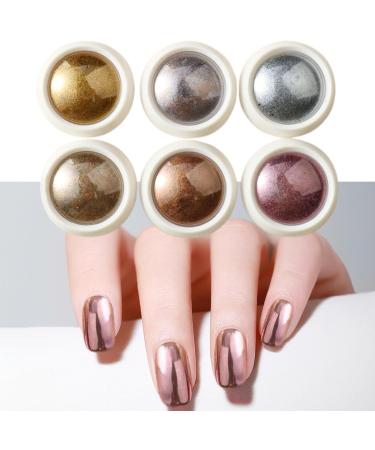 Chrome pour les ongles poudre de paillettes ongles - Paillettes Femmes Fingernail Pigment - Shimmer Nail fournit de la poudre pour le festival les rencontres le maquillage l'Halloween 01 UN - Buy Online on GoSupps.com