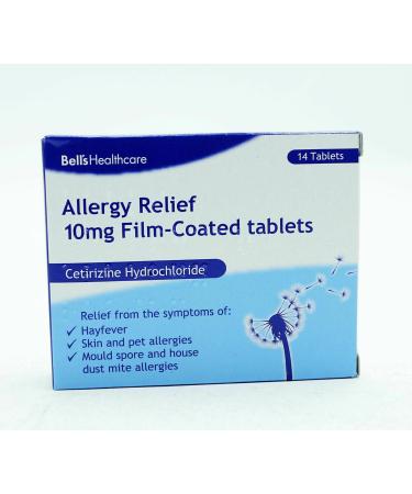 3 Months Supply Bells Healthcare Cetirizine Hayfever Allergy Tablets 30 x 3
