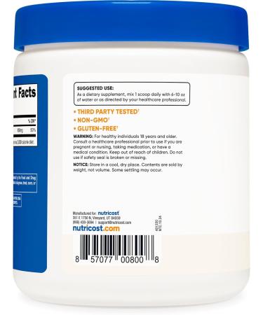 Nutricost Calcium Carbonate Powder 500 Grams (Pack of 2) - Buy Online on GoSupps.com