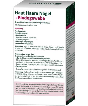 H bner Silica Balm for Hair and Connective Tissue 200ml Natural Silicon Gel Firming and Care - Buy Online on GoSupps.com
