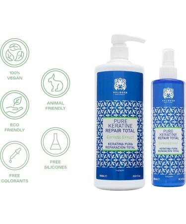K ratine pure pour r paration totale des cheveux cheveux ab m s sans sulfates sans silicones sans sel r paration des cheveux effet express - 1000 ml - Buy Online on GoSupps.com
