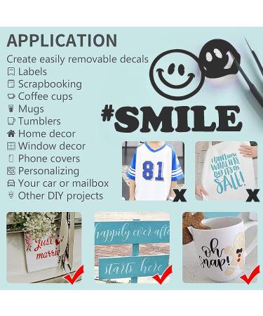 Matte Black Permanent Vinyl 12x50 Ft Roll for Cricut & Silhouette - Adhesive Craft Cutter Vinyl - Buy Online on GoSupps.com