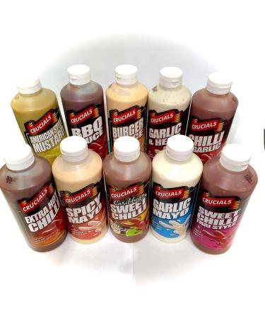  Crucials Set of 2 assorted Crucials sauces - 500 ml - Buy Online on GoSupps.com