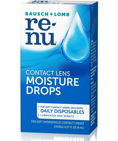 Bausch & Lomb Renu Contact Lens Rewetting Drops 8 mL - Packaging May Vary - Buy Online on GoSupps.com