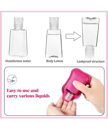 40-Piece Travel Bottle Keychain Holder Set for Women - Includes Chapstick, Lipstick Holders, Lanyards, and Empty Bottles - Large Size - Buy Online on GoSupps.com