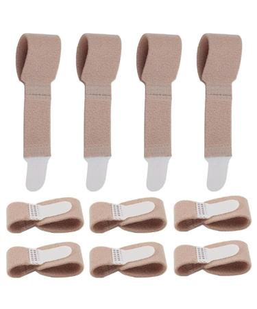 10PCS Toe Splints - Skin-Friendly Hammer Toe Straightener & Finger Corrector | Breathable Fasten Tape Design for Overlapping Bent & Crooked Toes - Perfect for Women - Buy Online on GoSupps.com