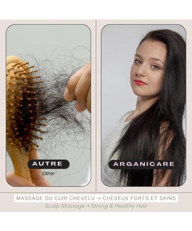 Arganicare | Brosse Shampooing en Silicone | Massage du Cuir Chevelu | Exfoliation Douce | Aide au Nettoyage | Sous la Douche - Buy Online on GoSupps.com
