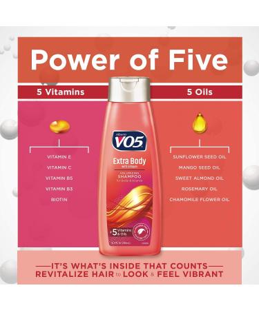 VO5 Extra Body Volumizing Shampoo 12.5 oz - Pack of 3 | Unisex | Best Volumizing Shampoo - Buy Online on GoSupps.com