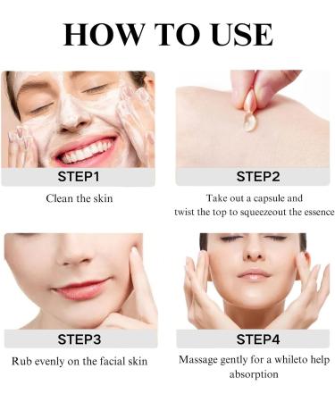 Face Serum Capsules Anti Aging Serum for Face Naturals Collagen Oligopeptide Serum Capsules Collagen Peptide Anti Wrinkle Serum Dark Spot Corrector Long Lasting Hydration Restore Elasticity - Buy Online on GoSupps.com